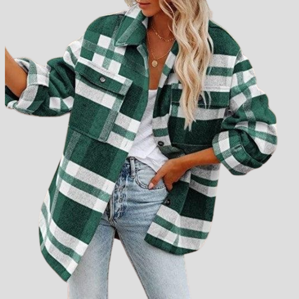 Gera | Stylisches Overshirt mit Karomuster