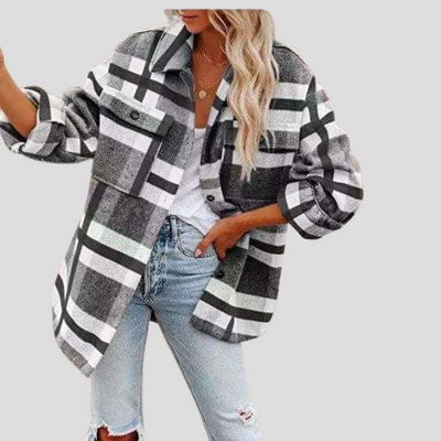 Gera | Stylisches Overshirt mit Karomuster