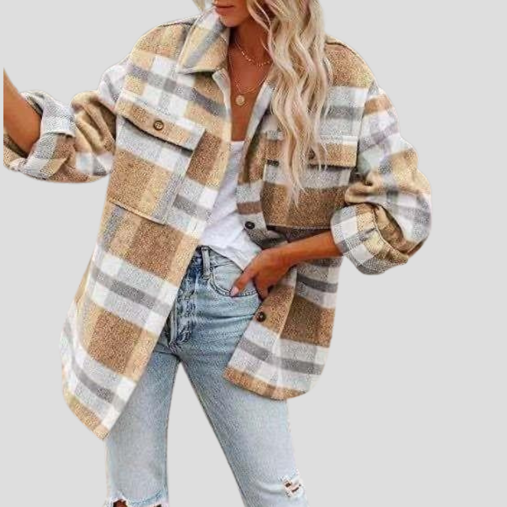 Gera | Stylisches Overshirt mit Karomuster