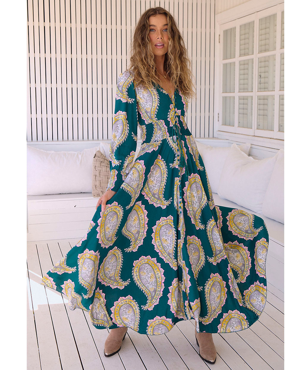 Gnade | Langarm Maxi -Kleid