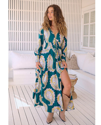 Gnade | Langarm Maxi -Kleid