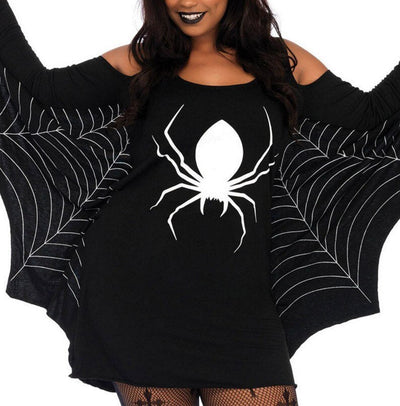 Christine | Gothic Spider Mini Halloween Kleid