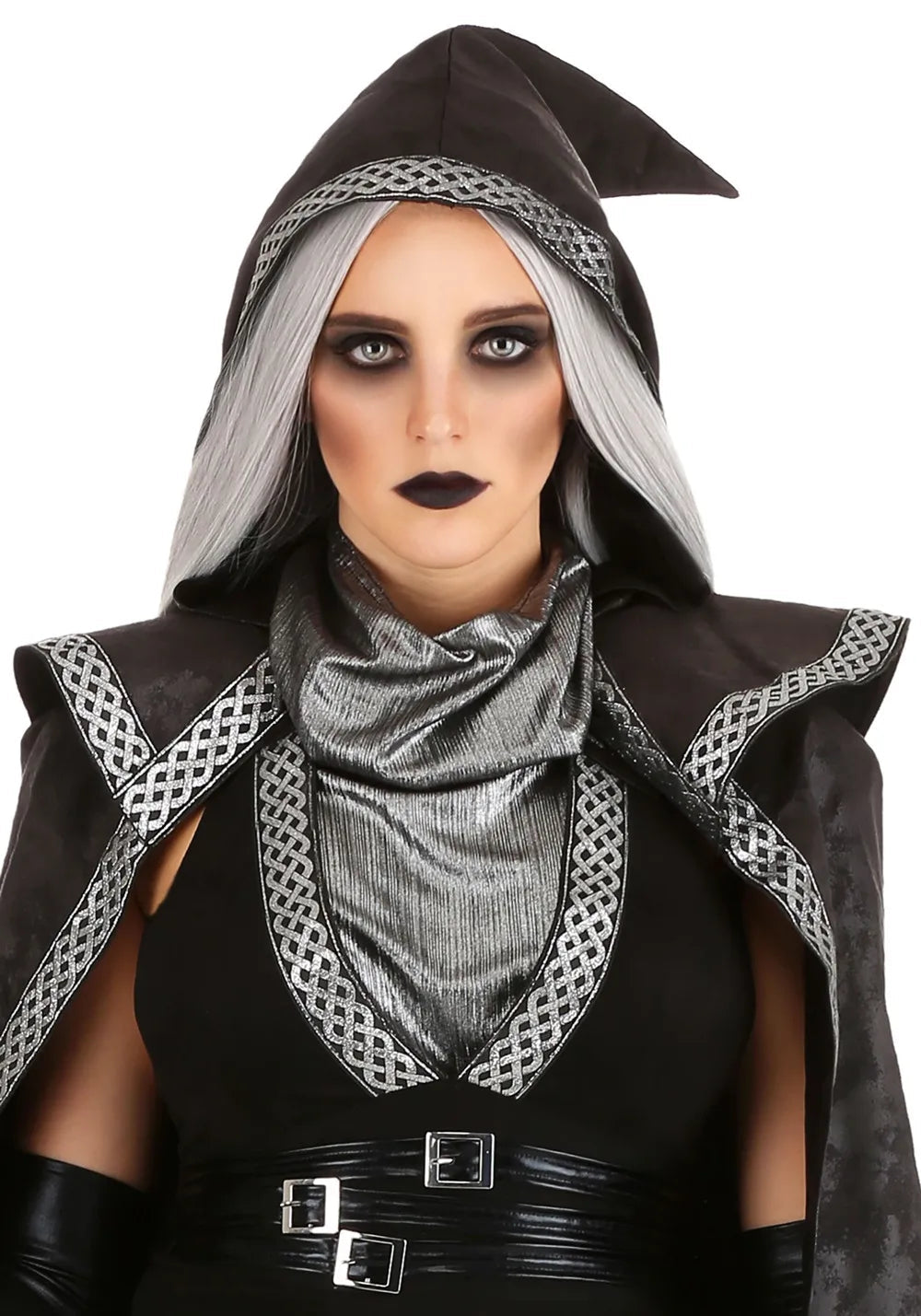 Klaudia | Gothic Hexe Kostüm Ärmel Maxikleid