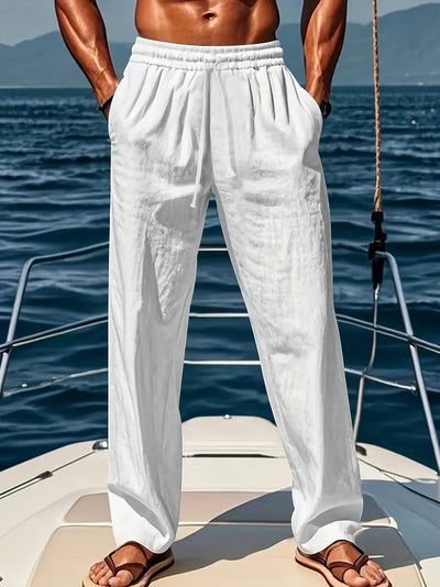 Lino | Leinenhose Herren – Luftige, Weite Passform für Sommermode-4