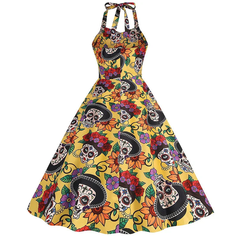 Kristin | Bequemes und stilvolles Midikleid für Halloween
