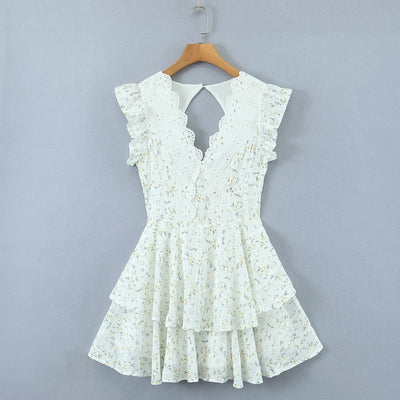 Heidi | Lochstickerei Minikleid