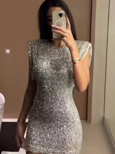 Stefanie | Festliches Paillettenkleid