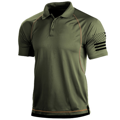 Jasper | Atmungsaktives Tailored Fit Polohemd mit sportlichen Ärmeln