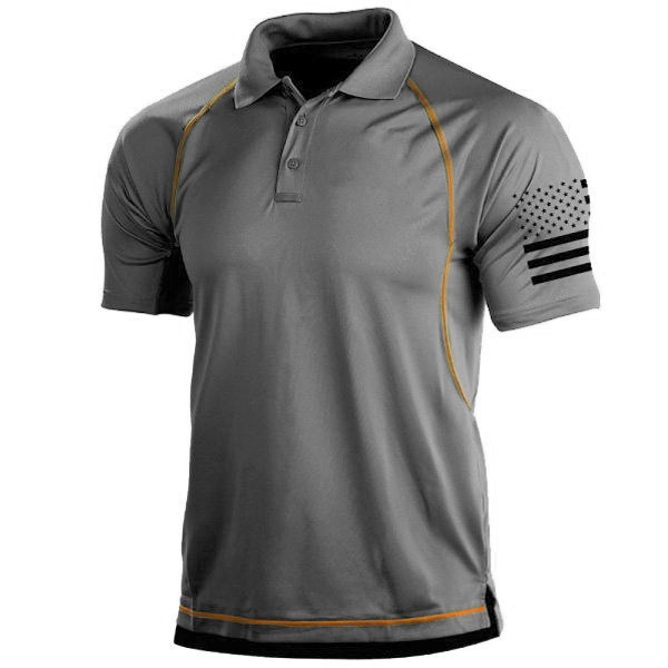 Jasper | Atmungsaktives Tailored Fit Polohemd mit sportlichen Ärmeln