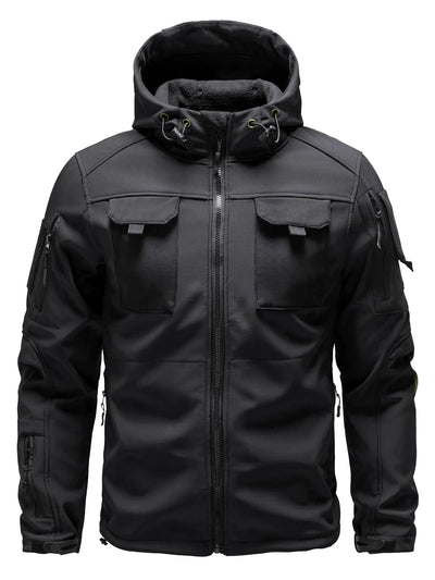 Tobias | Wasserabweisende Softshell Jacke mit Kapuze