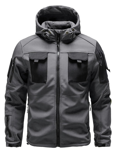 Tobias | Wasserabweisende Softshell Jacke mit Kapuze