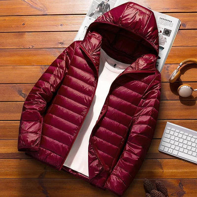 Florian | Steppjacke mit Kapuze für Winter