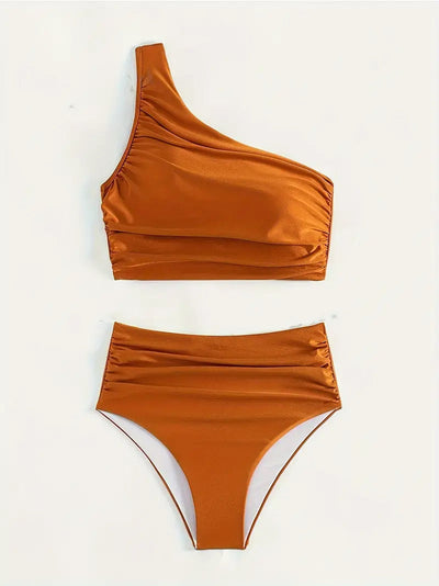 Sophia | Monospalla mit Hoher Taille Bikini Set