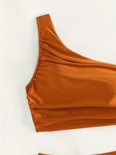 Sophia | Monospalla mit Hoher Taille Bikini Set