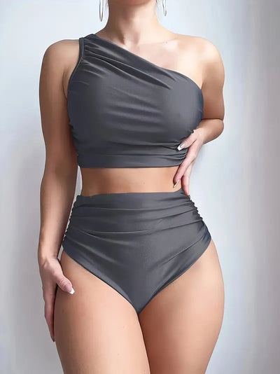 Sophia | Monospalla mit Hoher Taille Bikini Set