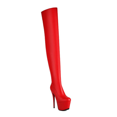 Karolin | Hohe Overknee Stiefel