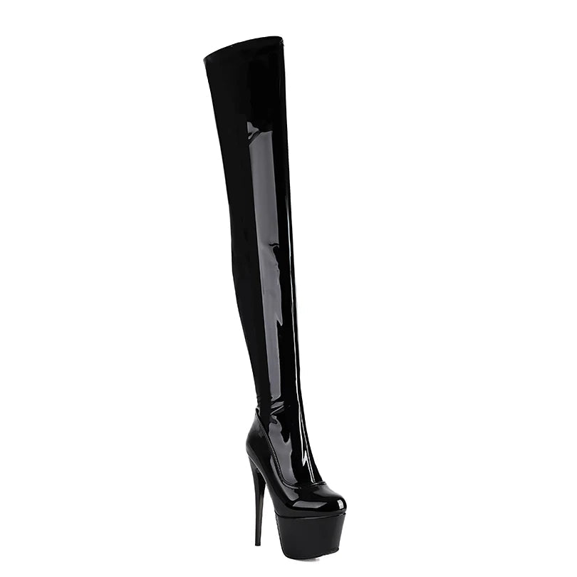 Karolin | Hohe Overknee Stiefel