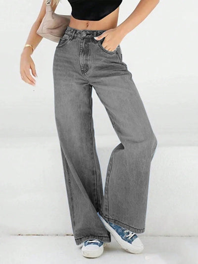 Nadine | Hohe Taille Baggy Jeans