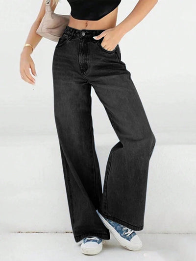 Nadine | Hohe Taille Baggy Jeans