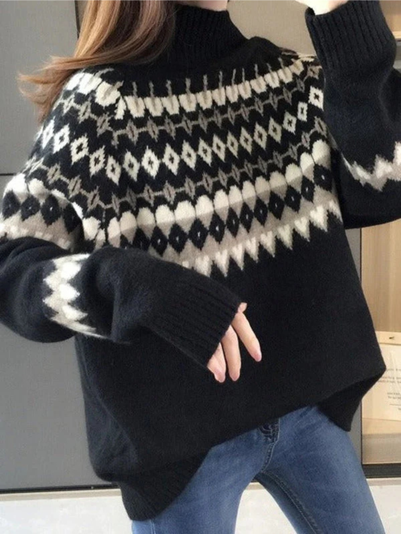 Hannah | Eleganter Rollkragenpullover