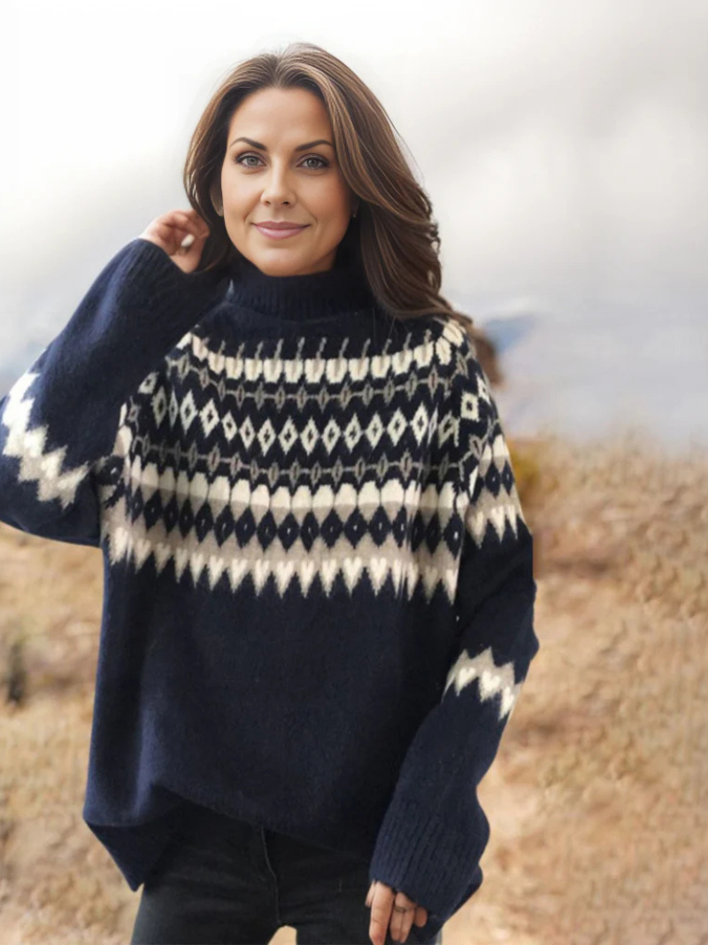 Hannah | Eleganter Rollkragenpullover