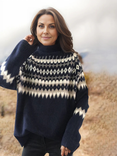 Hannah | Eleganter Rollkragenpullover