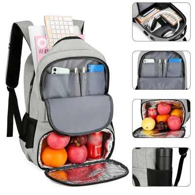 Jake | Laptop -Fach mit einem isolierten Rucksack mit dem Reisenden