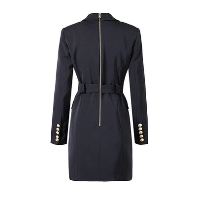 Jana | Luxuriöser Blazer mit Knöpfen und stylischem Gürtel