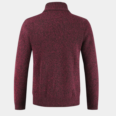 Jörg | Stylische Zopfmuster-Strickjacke mit Reißverschluss 2