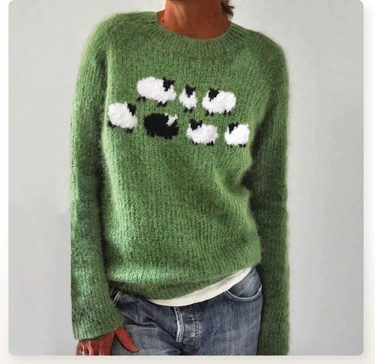 Rosie | Retro Herbst Pullover