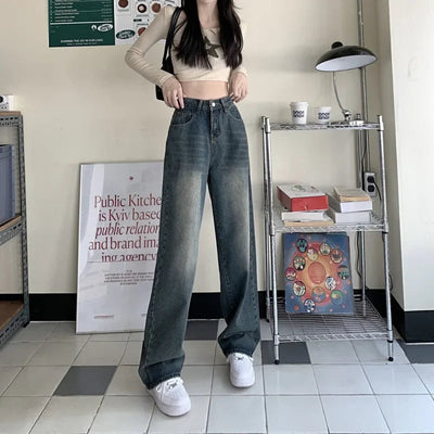 Claudia | klassischen und Vintage Stil Baggy Jeans