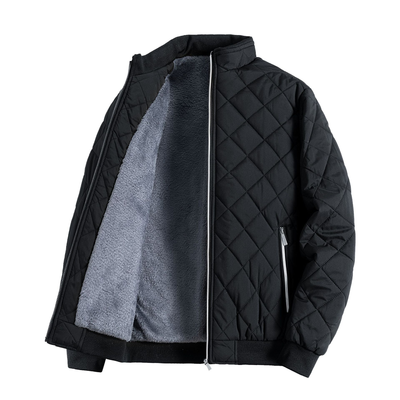 Mike | Klassische Fleece Steppjacke mit Reißverschluss
