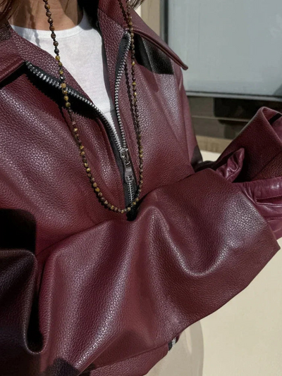 Franziska | Klassische jacke mit Reißverschluss