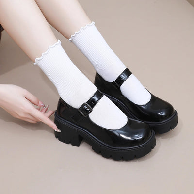 Nadine | Klassische Mary Jane Dirndl Schuhe