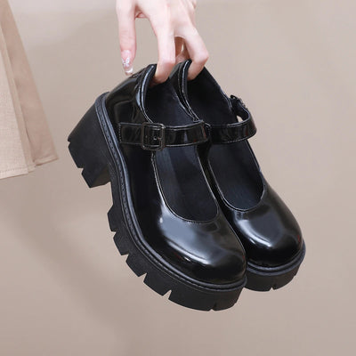 Nadine | Klassische Mary Jane Dirndl Schuhe