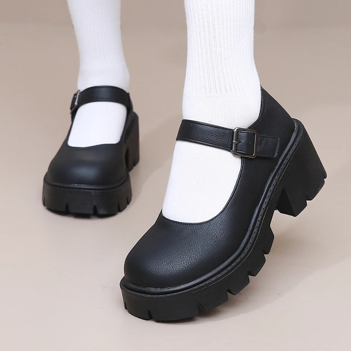 Nadine | Klassische Mary Jane Dirndl Schuhe
