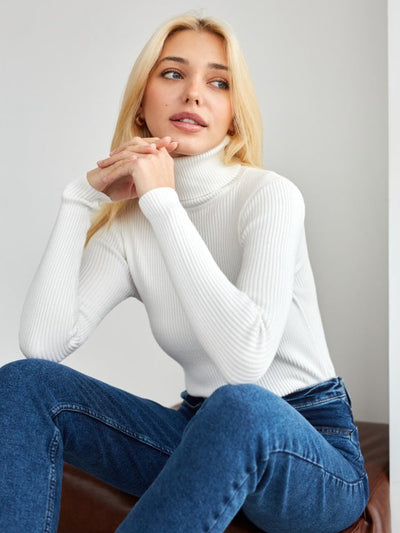Jessika | Klassischer Rollkragenpullover aus Baumwolle