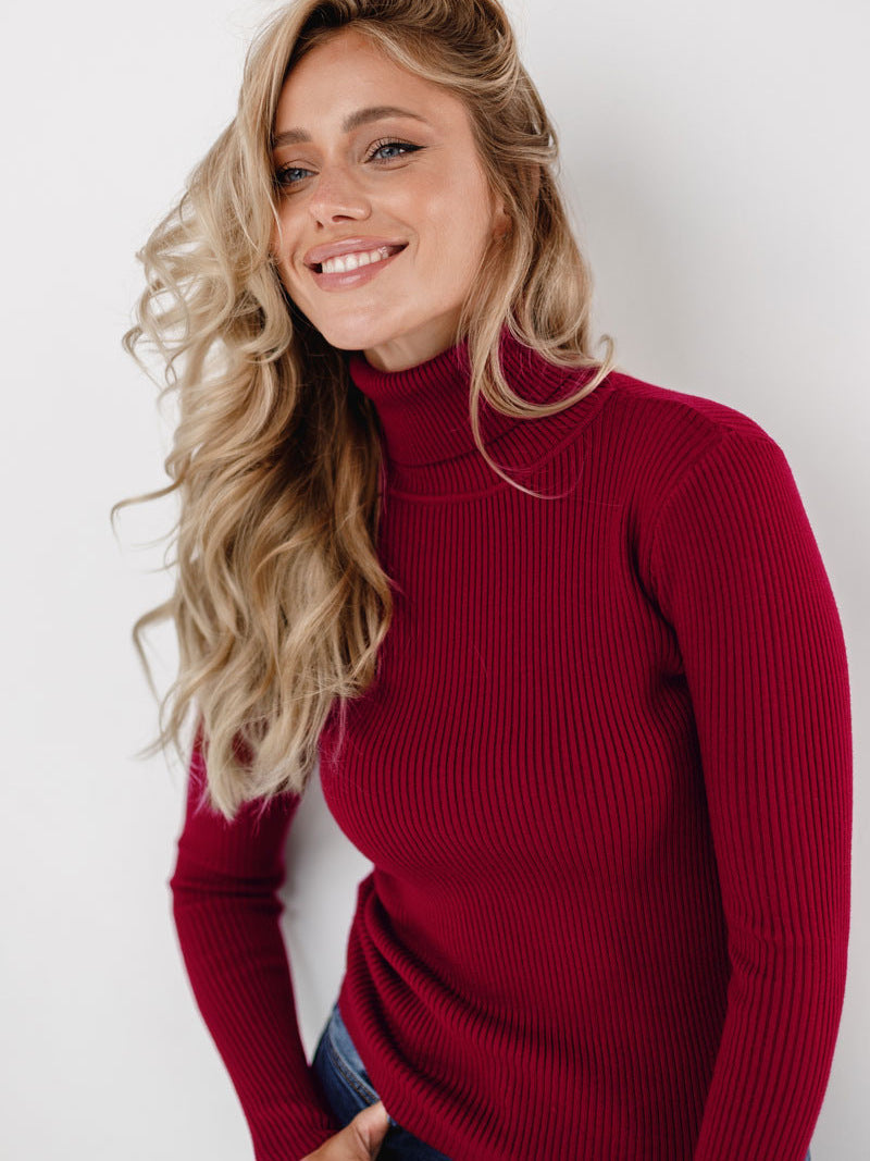 Jessika | Klassischer Rollkragenpullover aus Baumwolle