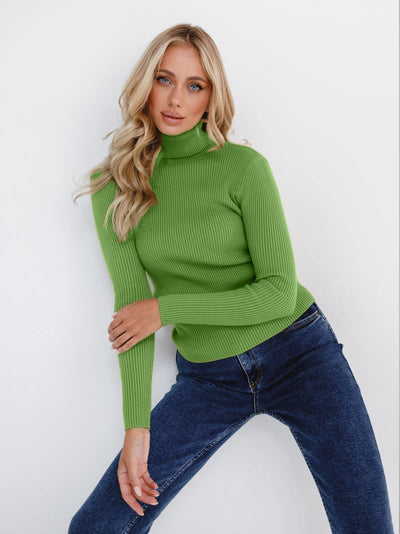 Jessika | Klassischer Rollkragenpullover aus Baumwolle