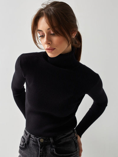 Jessika | Klassischer Rollkragenpullover aus Baumwolle