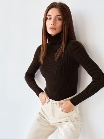 Jessika | Klassischer Rollkragenpullover aus Baumwolle