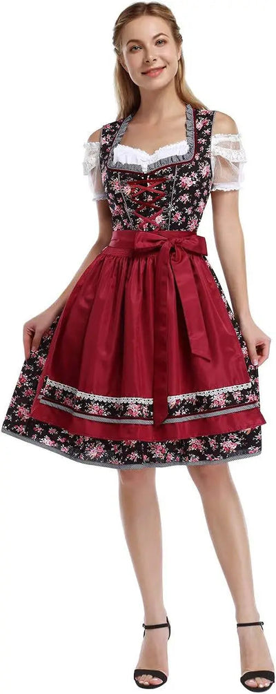 Sarah | Klassisches traditionelles Kleid mit Schürze