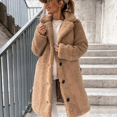 Mandy | Warmer Teddy Mantel Elegant & Gemütlich coat