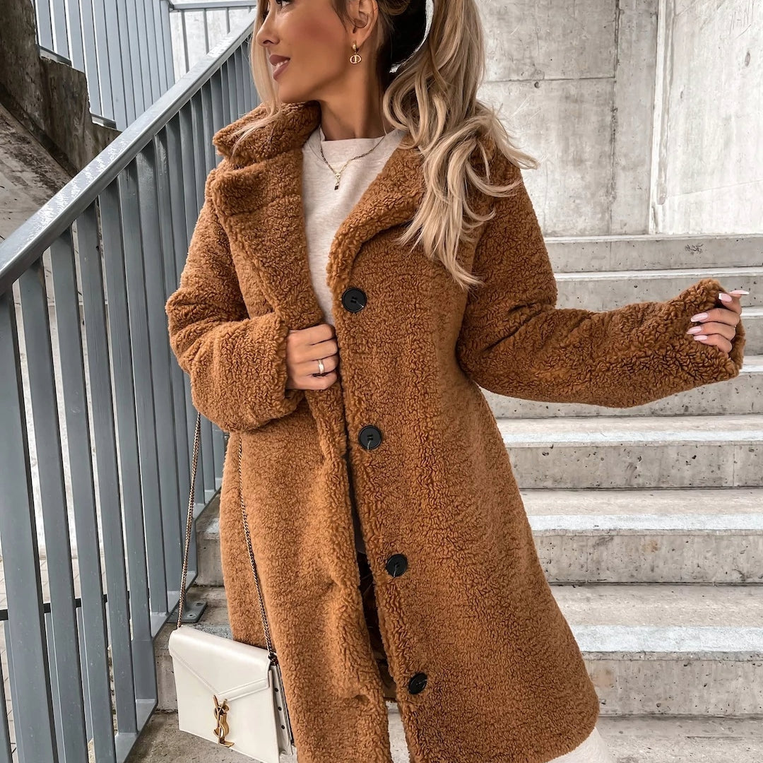 Mandy | Warmer Teddy Mantel Elegant & Gemütlich coat