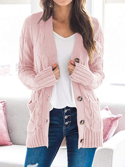 Petra | Lange Strickjacke Cardigan mit Langen Ärmeln
