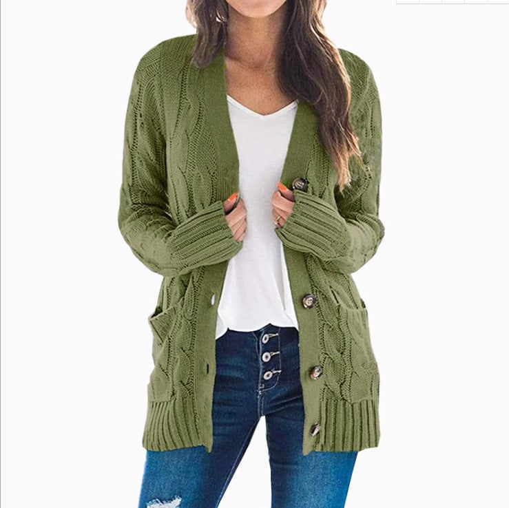 Petra | Lange Strickjacke Cardigan mit Langen Ärmeln