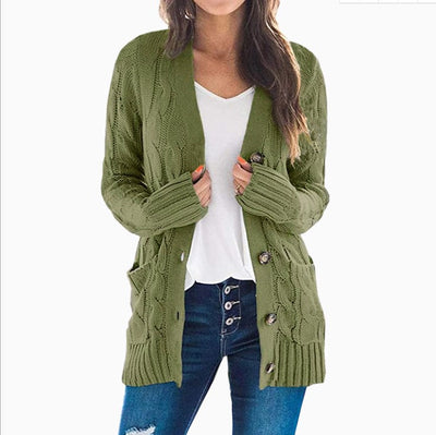Petra | Lange Strickjacke Cardigan mit Langen Ärmeln