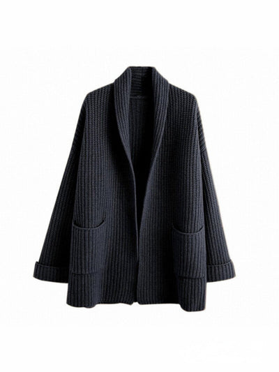 Christin | Modischer langer Cardigan mit V Ausschnitt