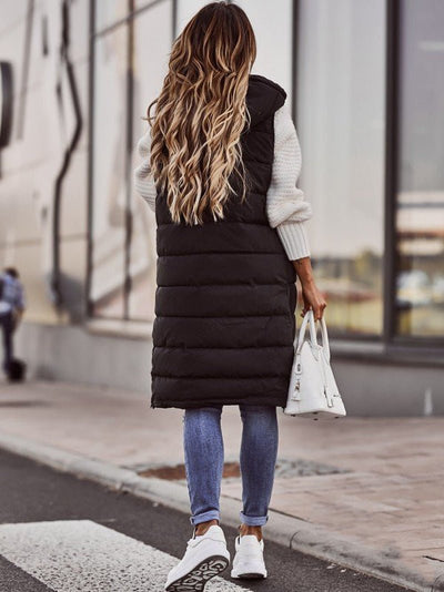 Sabrina | Bequeme Lange Steppweste
