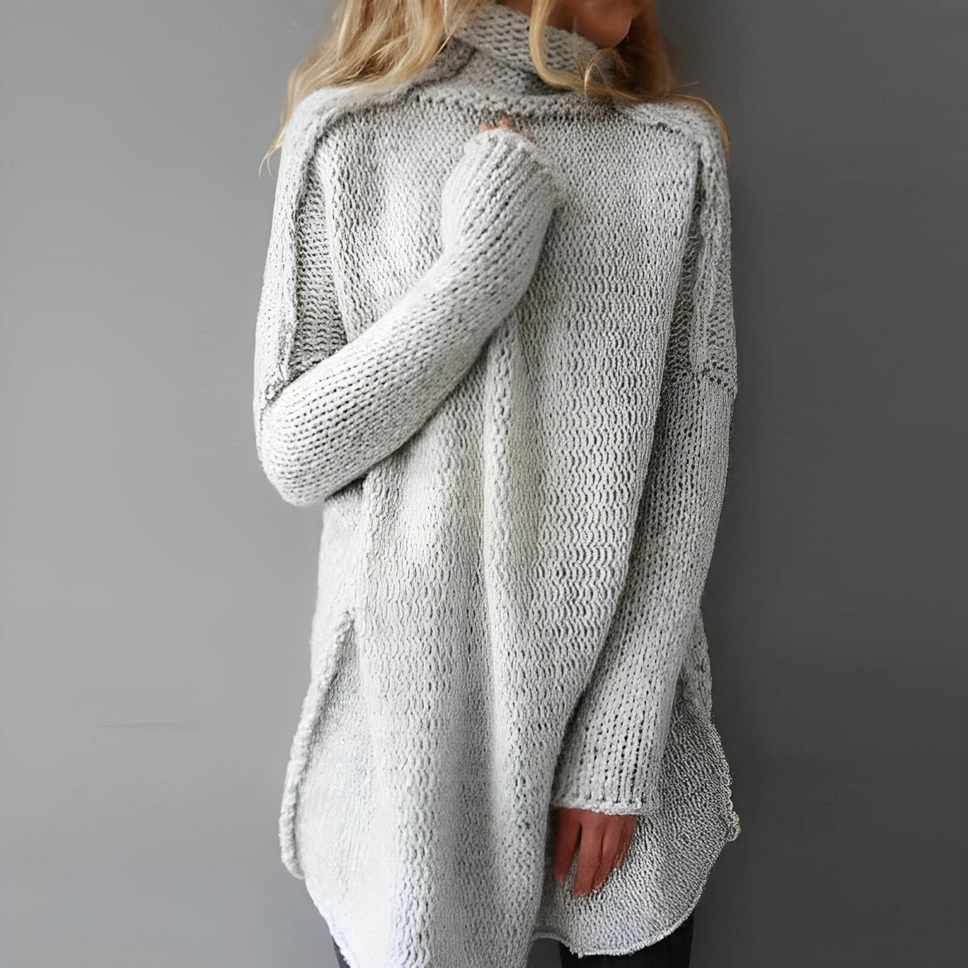 Laura | Langer Strickpullover
